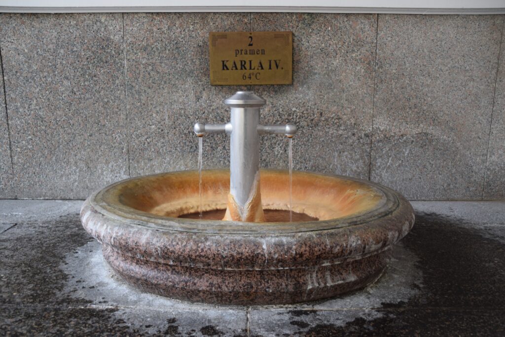 Some mineral water fountains we visited!